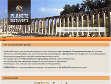 Tablet Screenshot of planete-decouverte.fr